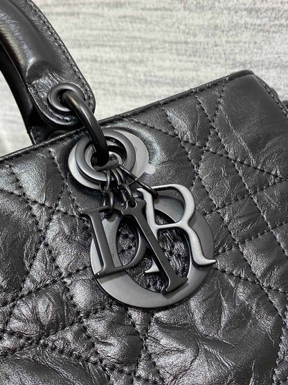 DR387 Medium Lady D-Sire My ABCDior Bag / 12 x 8 x 5 inches / HIGHEST QUALITY VERSION