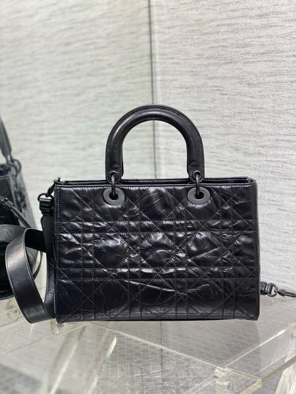 DR387 Medium Lady D-Sire My ABCDior Bag / 12 x 8 x 5 inches / HIGHEST QUALITY VERSION