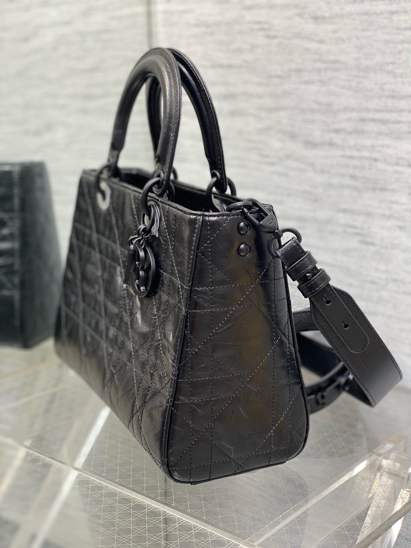 DR387 Medium Lady D-Sire My ABCDior Bag / 12 x 8 x 5 inches / HIGHEST QUALITY VERSION