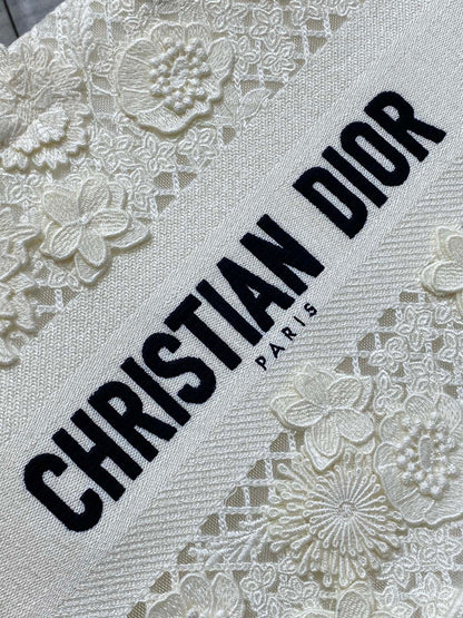 DR283 Medium Dior Book Tote / HIGHEST QUALITY VERSION / 14 x 11 x 5.5 inches