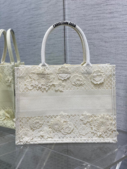 DR283 Medium Dior Book Tote / HIGHEST QUALITY VERSION / 14 x 11 x 5.5 inches