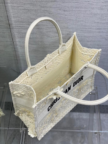 DR283 Medium Dior Book Tote / HIGHEST QUALITY VERSION / 14 x 11 x 5.5 inches