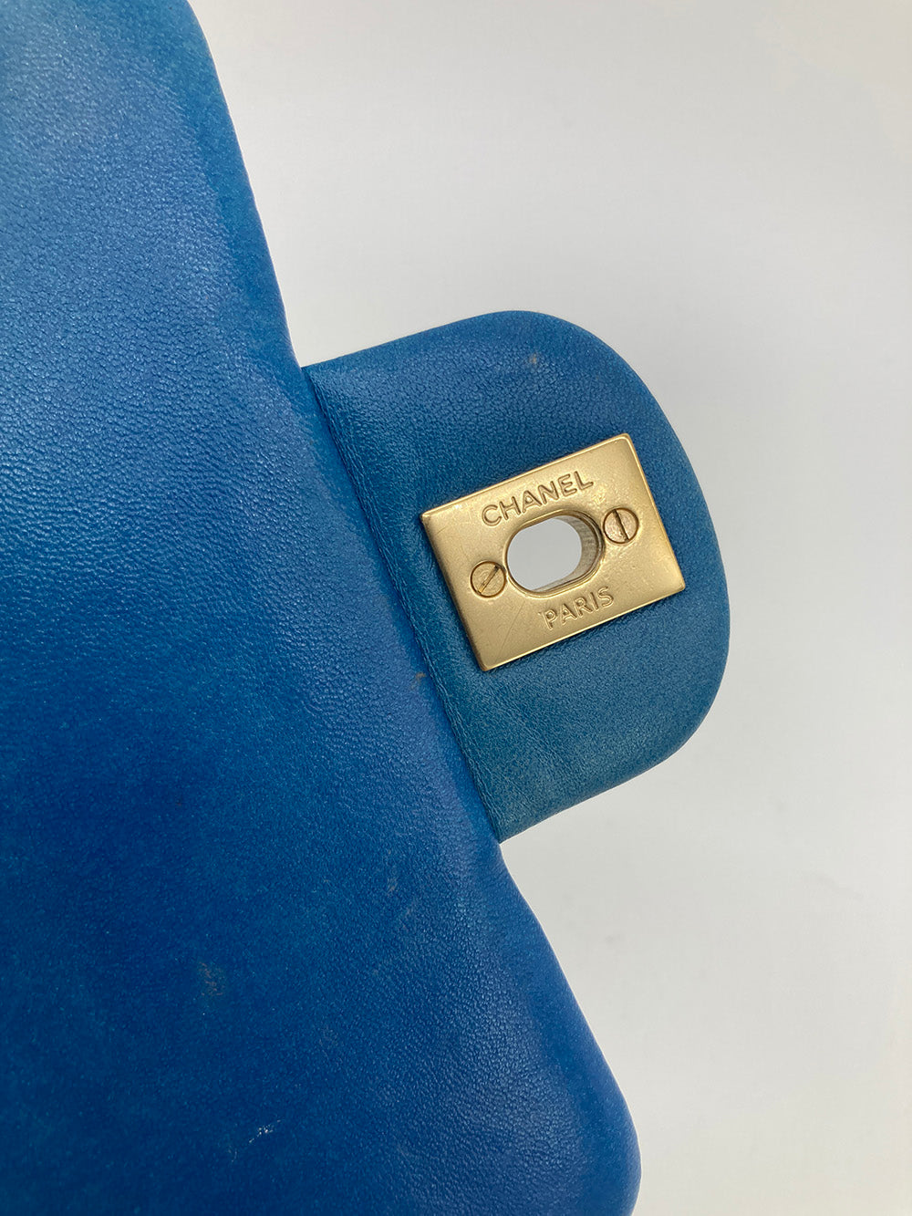 Chanel Blue Degrade Mini Square Classic Flap