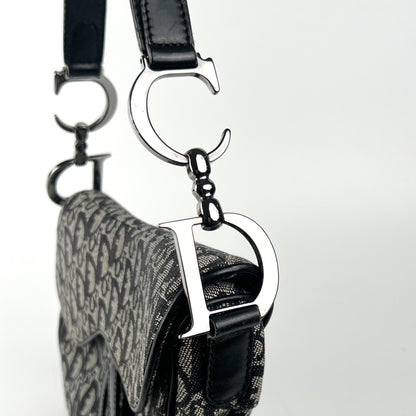Christian Dior Vintage Saddle Oblique Bag