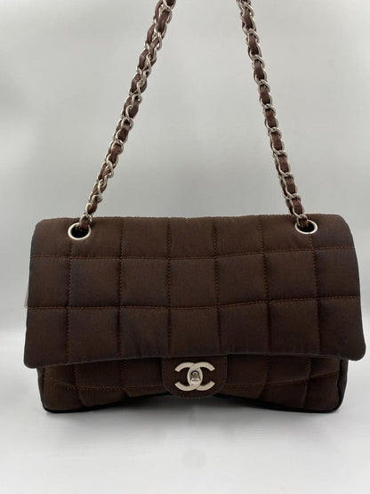 Chanel Nylon Chocolate Bar Flap Bag