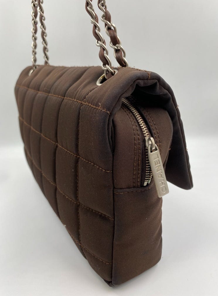 Chanel Nylon Chocolate Bar Flap Bag