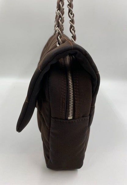 Chanel Nylon Chocolate Bar Flap Bag