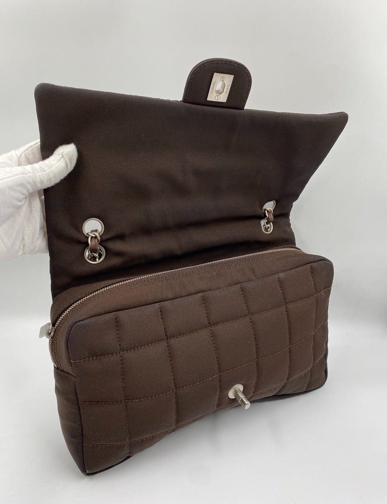 Chanel Nylon Chocolate Bar Flap Bag