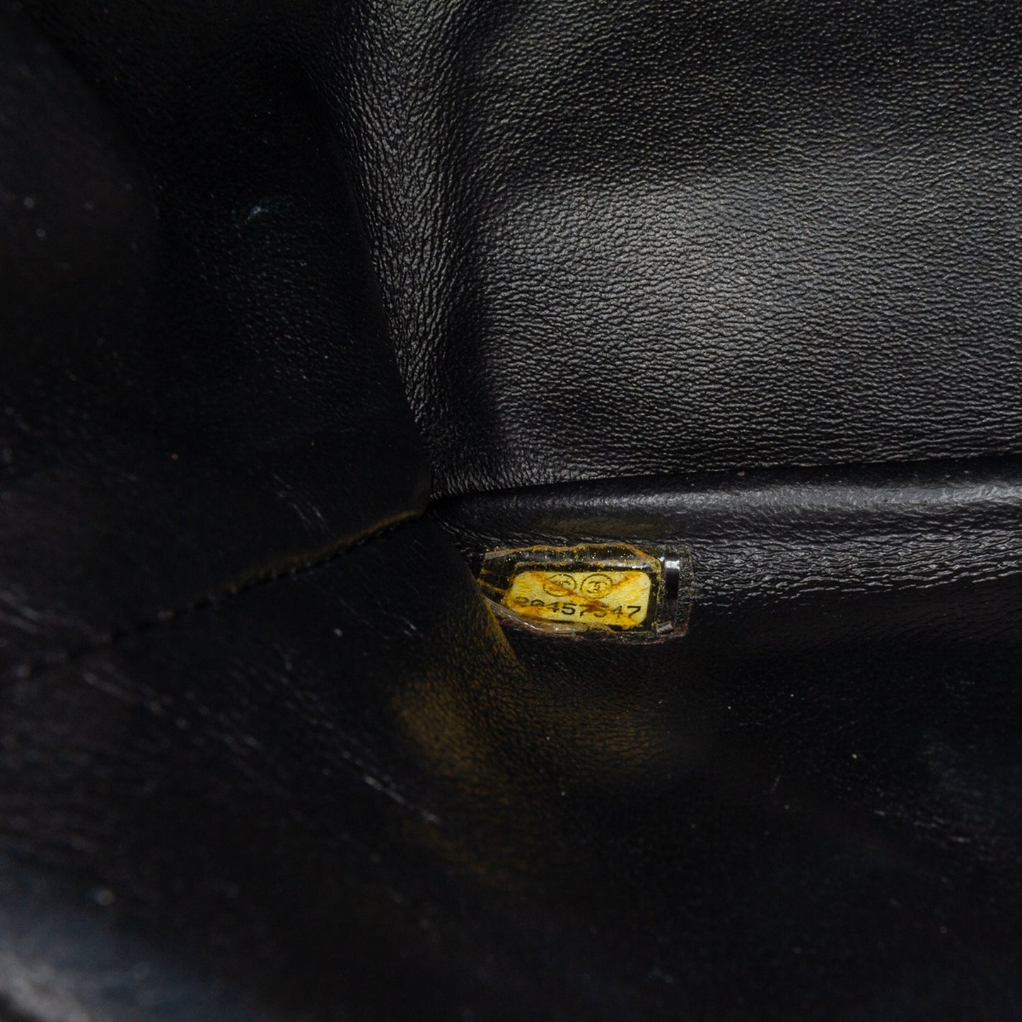 Black Chanel Mini Square Classic Patent Single Flap Crossbody Bag