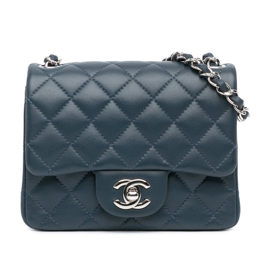 Chanel Sac Mini Square Classic Lambskin Single Flap