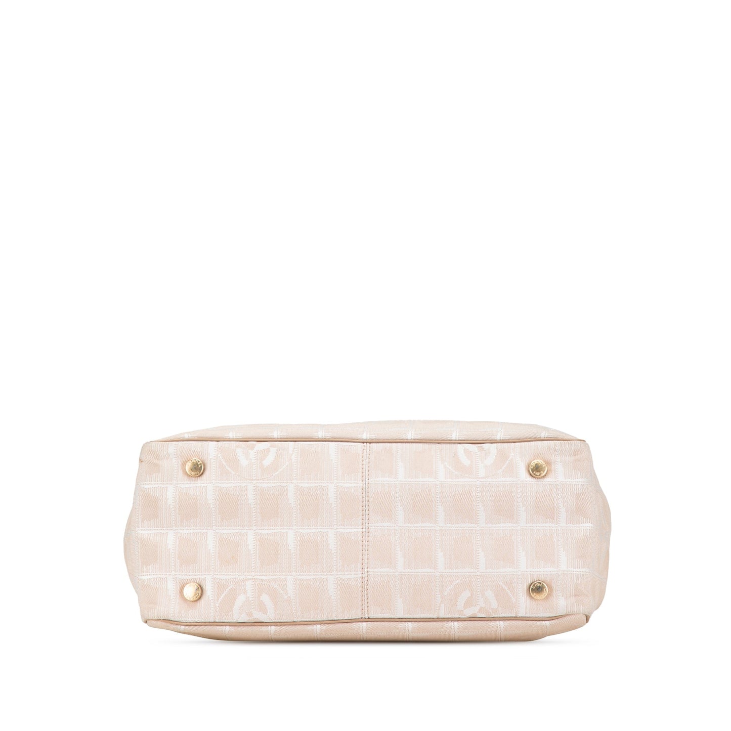Beige Chanel Nylon New Travel Line Tote