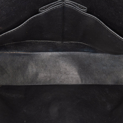 Black Chanel Medium Classic Patent Double Flap Shoulder Bag