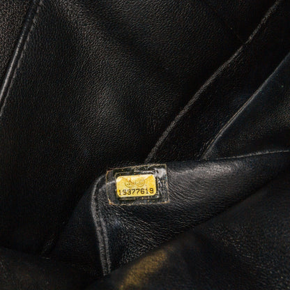 Black Chanel Medium Classic Patent Double Flap Shoulder Bag
