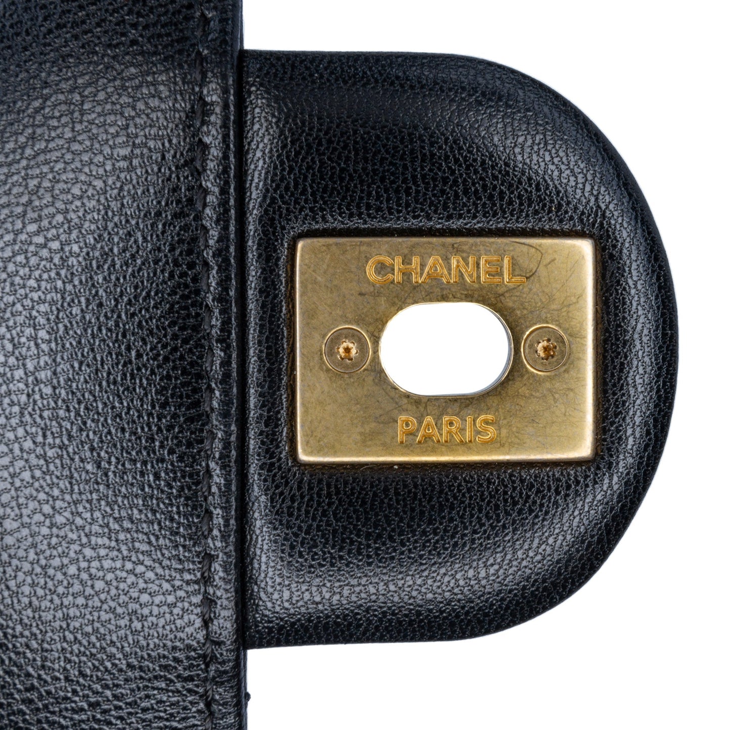 Black Chanel Small Lambskin Chic Pearls Flap Crossbody Bag