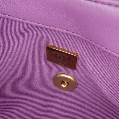 Chanel Sac Mini Quilted Lambskin Candy Chain Flap