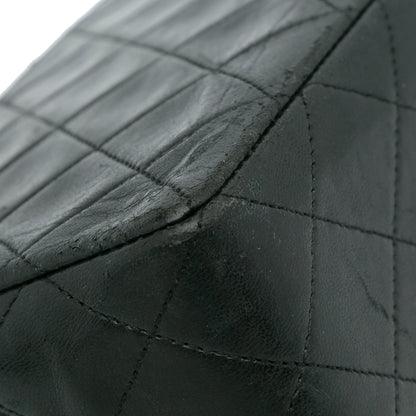 Black Chanel Quilted Lambskin Shoulder Bag