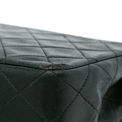 Black Chanel Quilted Lambskin Shoulder Bag