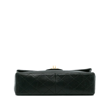 Black Chanel Quilted Lambskin Shoulder Bag