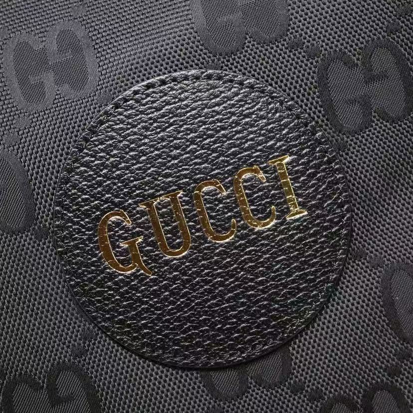 Gucci  Off The Grid Medium Tote Bag Black Polyester and Leather