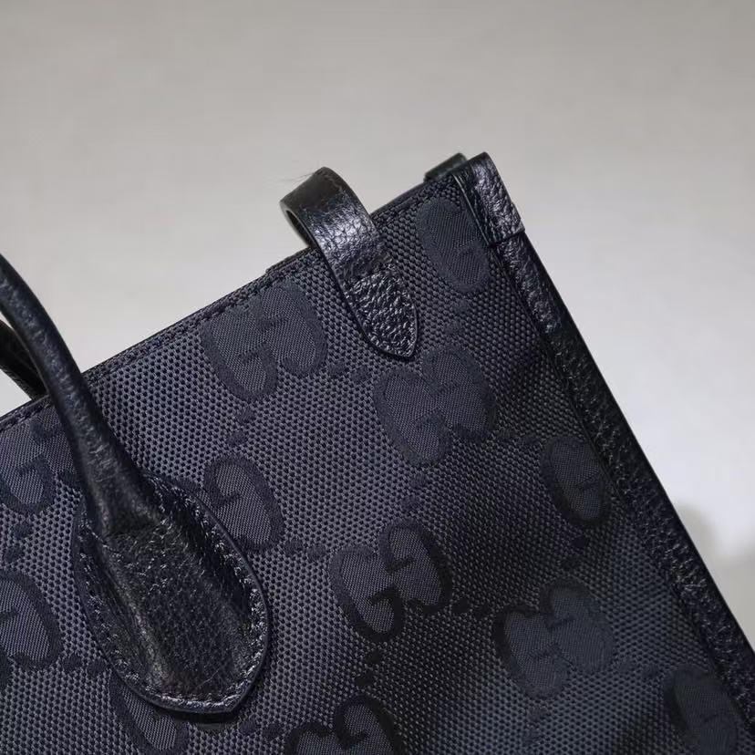 Gucci  Off The Grid Medium Tote Bag Black Polyester and Leather