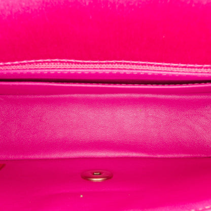 Chanel Sac Mini Rectangular Classic Satin Single Flap