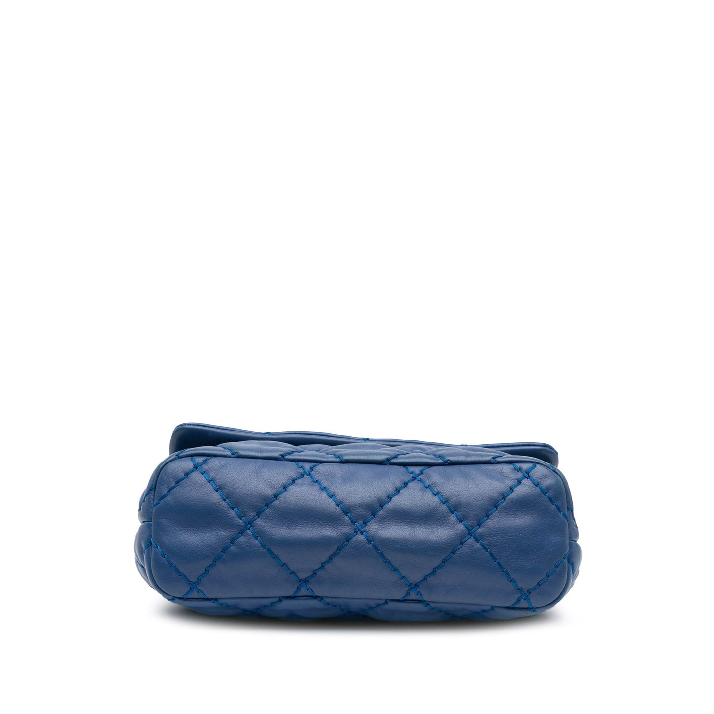 Blue Chanel Small Calfskin Love Me Tender Flap Shoulder Bag