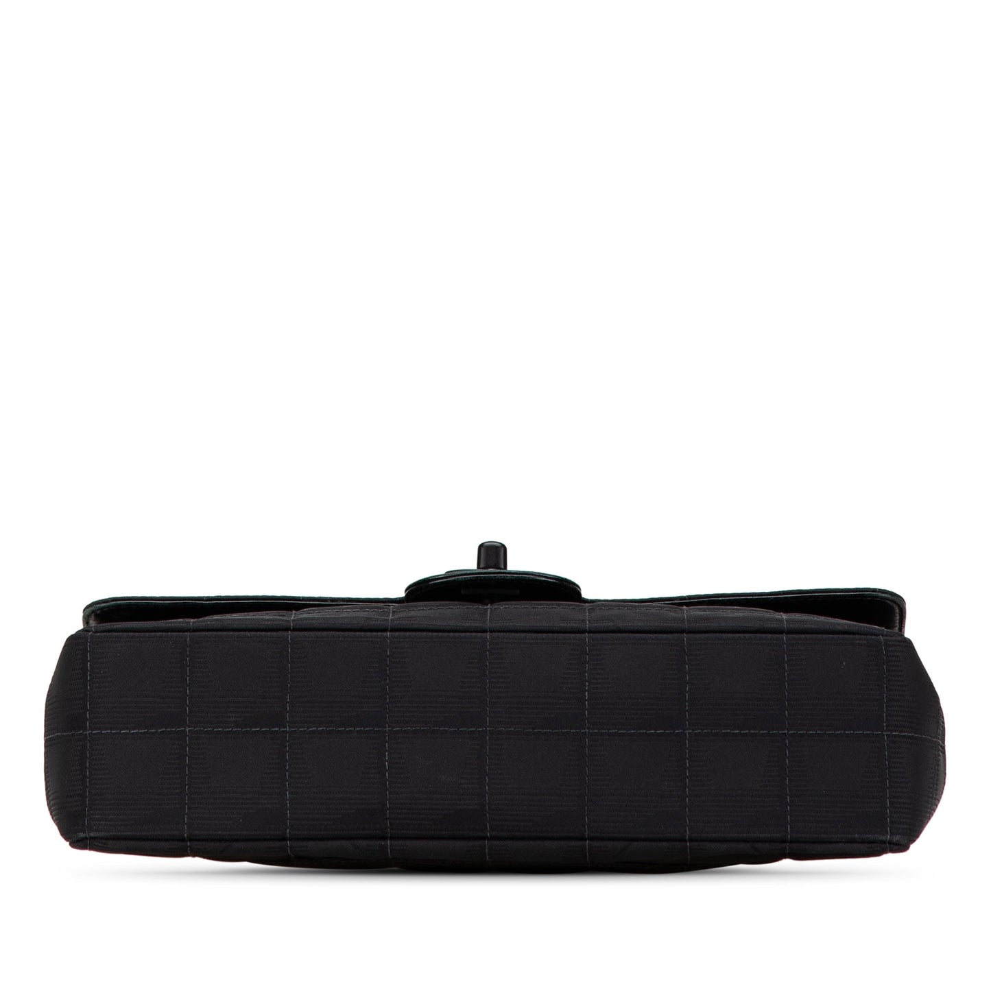 Black Chanel Medium New Travel Line Single Flap Shoulder Bag