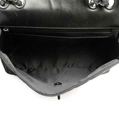 Black Chanel Medium New Travel Line Single Flap Shoulder Bag