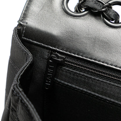 Black Chanel Medium New Travel Line Single Flap Shoulder Bag