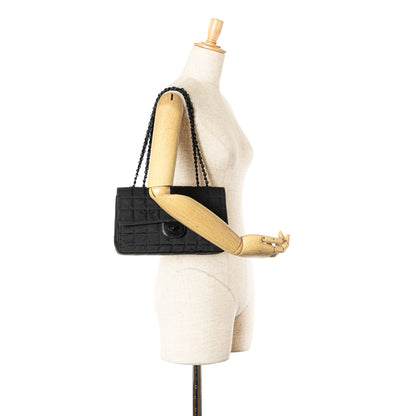 Black Chanel Medium New Travel Line Single Flap Shoulder Bag