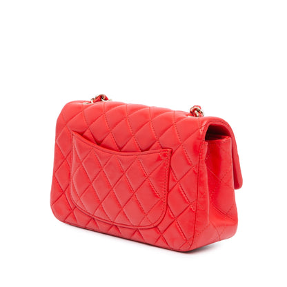 Chanel Sac Mini Rectangular Classic Lambskin Single Flap