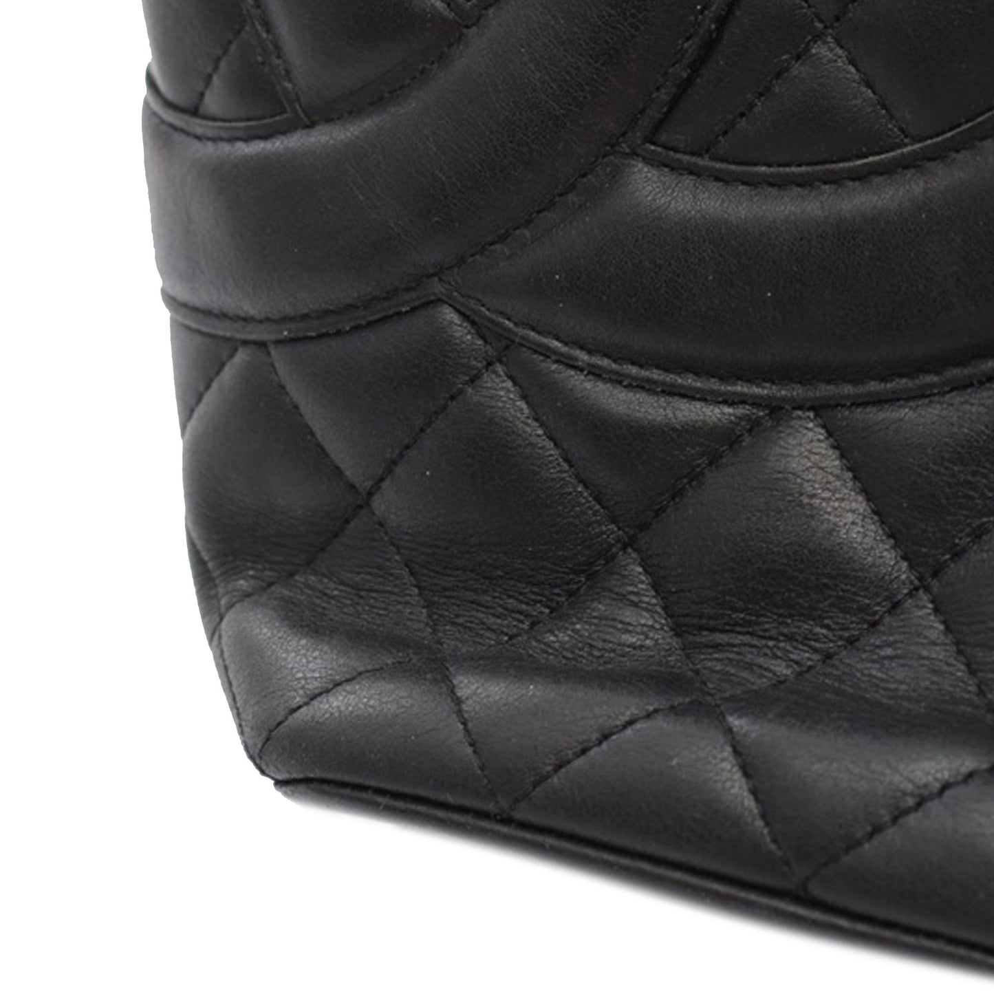 Black Chanel Medium Lambskin Cambon Ligne Tote