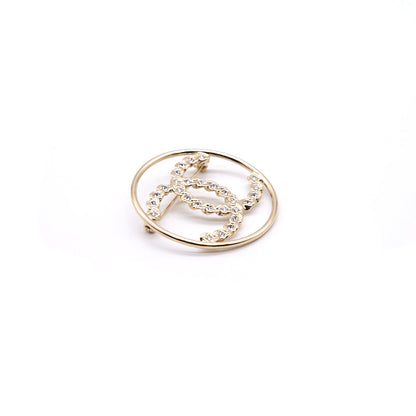 Chanel Round CC Brooch