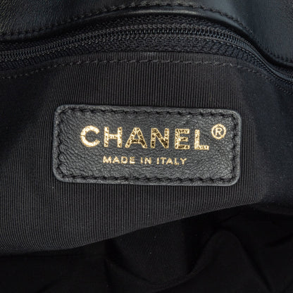 Chanel Sac Medium Tweed Pearl Handle Flap