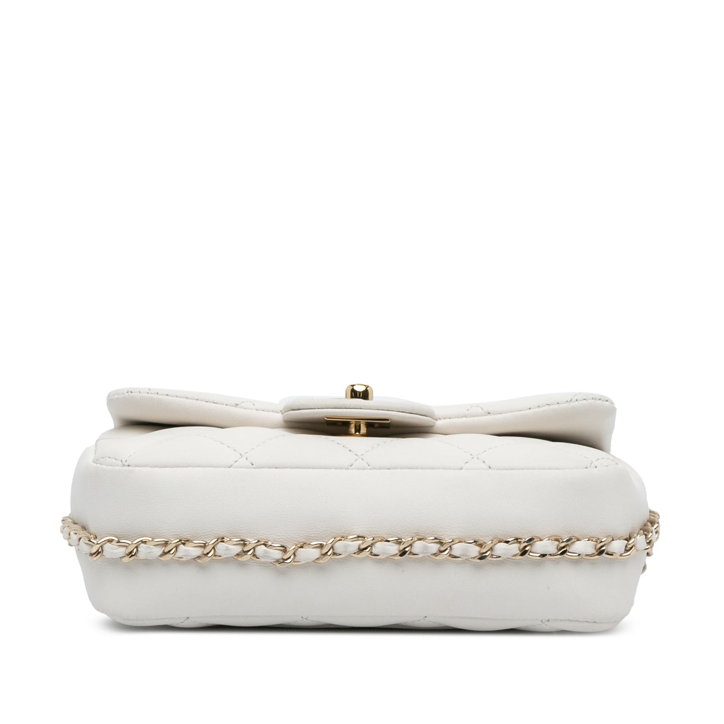 Chanel Sac Quilted Lambskin My Precious Pearls Chain Flap