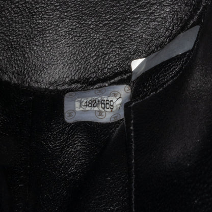 Black Chanel Quilted Lambskin Shoulder Bag
