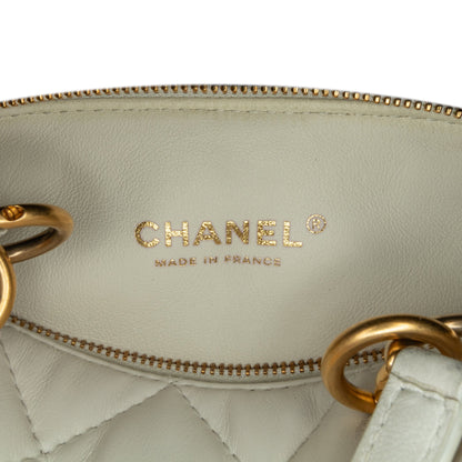 Chanel Sac Mtiers d'Art CC Quilted Lambskin Box with Top Handle