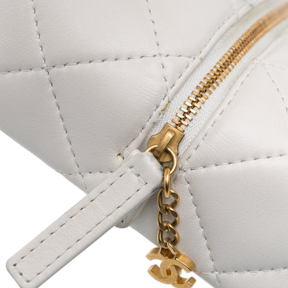 Chanel Sac Mtiers d'Art CC Quilted Lambskin Box with Top Handle