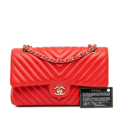 Chanel Sac Medium Classic Chevron Lambskin Double Flap