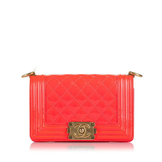 Chanel Sac Small Patent Boy Bag