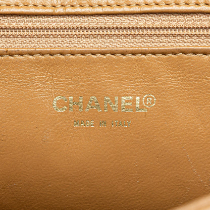 Brown Chanel Caviar Medallion Tote