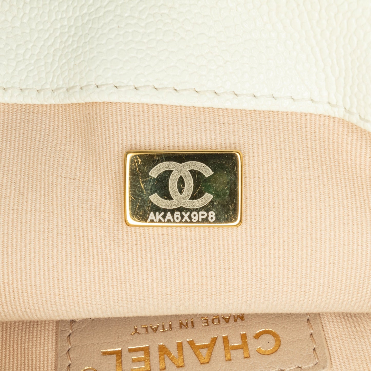 Chanel Sac Small Quilted Caviar Chain Melody Flap