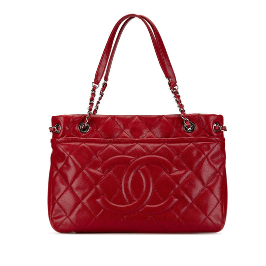Chanel Sac Quilted Caviar Soft Shopper Tote
