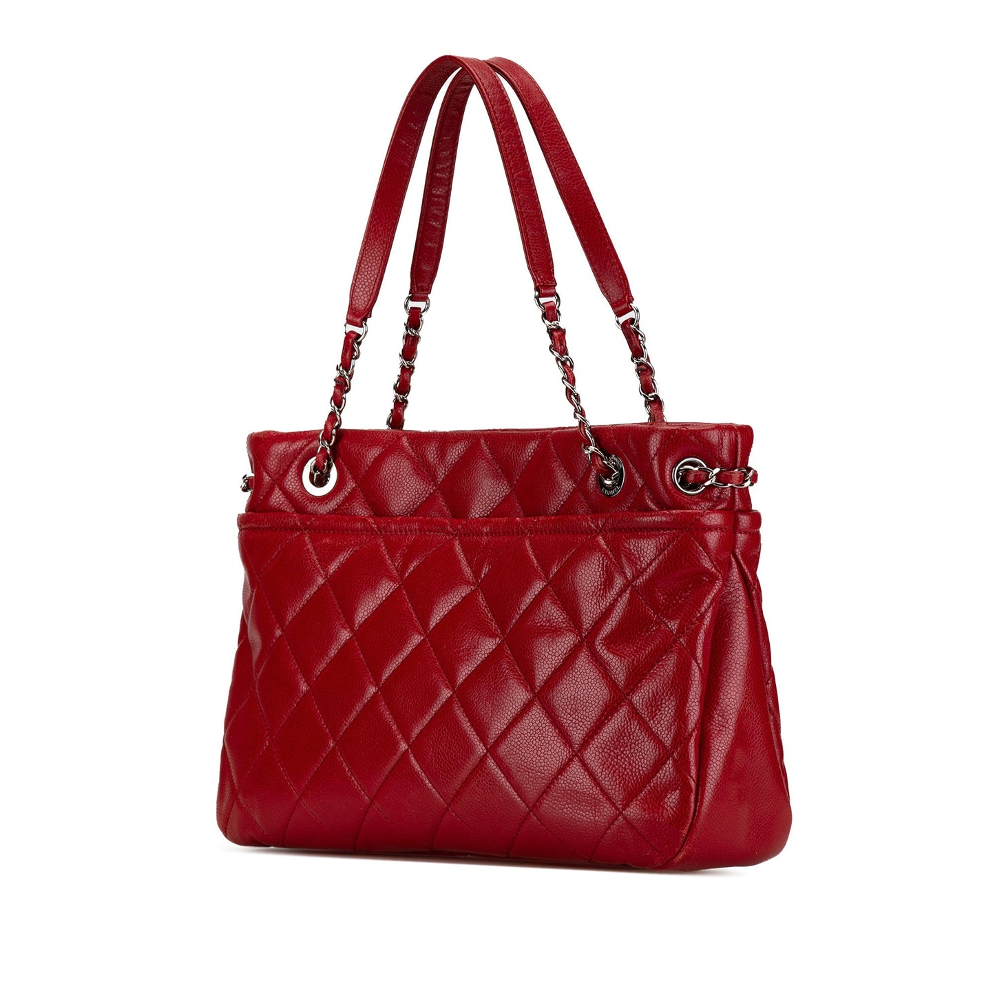 Chanel Sac Quilted Caviar Soft Shopper Tote