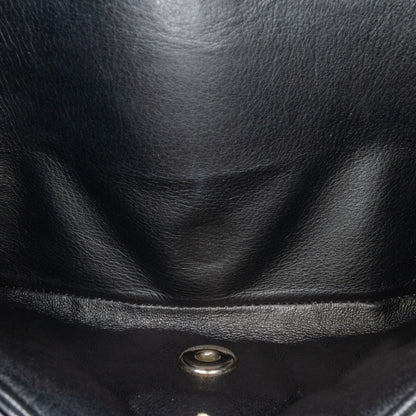 Black Chanel Medium Classic Patent Double Flap Shoulder Bag