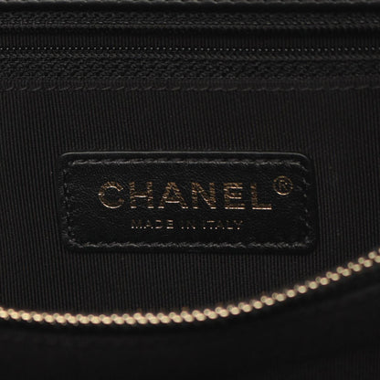 Black Chanel Medium Shearling Coco Top Handle Bag Satchel