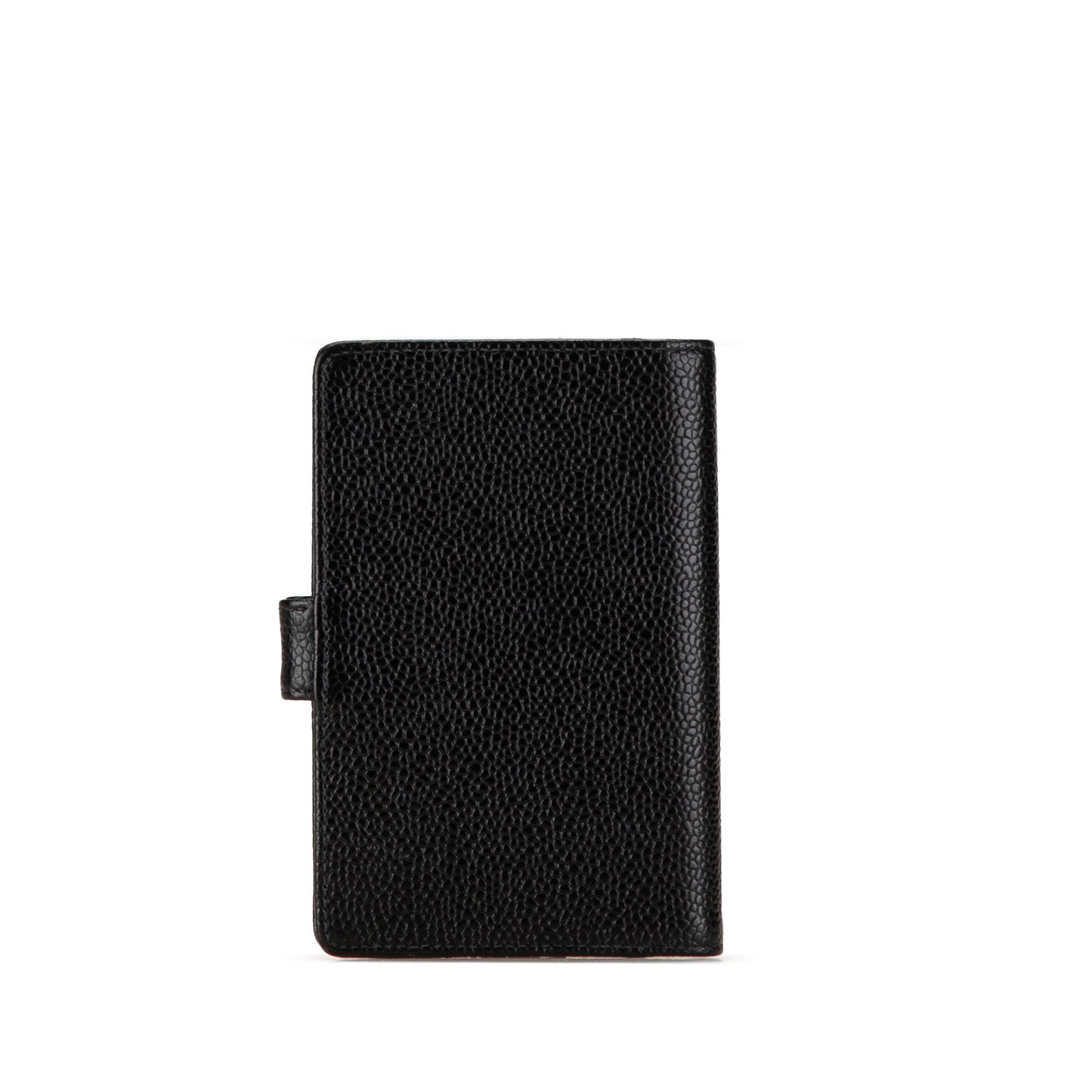 Black Chanel Mini Caviar CC Notebook Cover