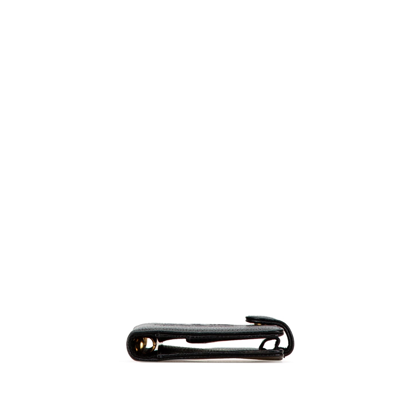 Black Chanel Mini Caviar CC Notebook Cover