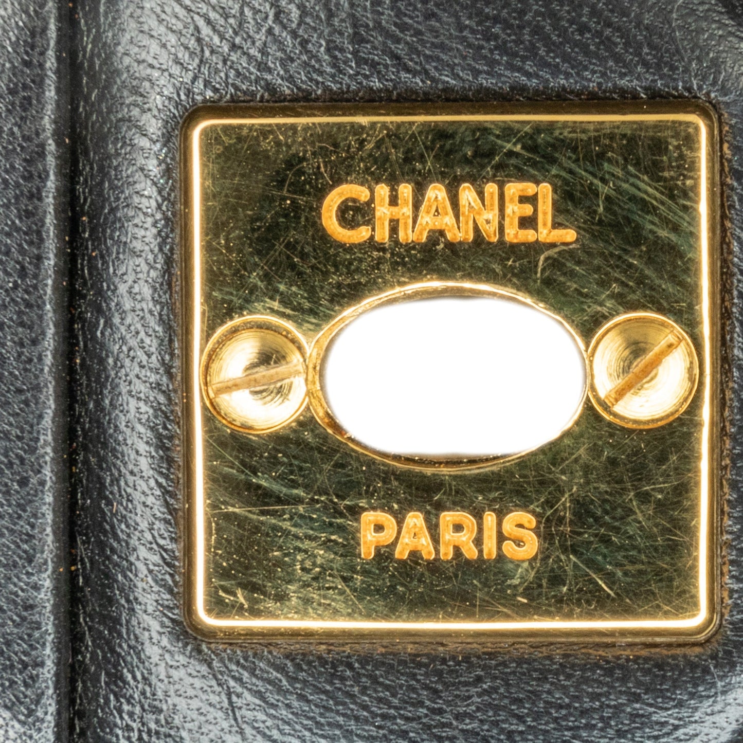 Black Chanel Square Classic Quilted Lambskin Flap Crossbody Bag