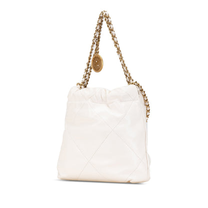 Chanel Sac Mini Shiny Calfskin 22 Hobo